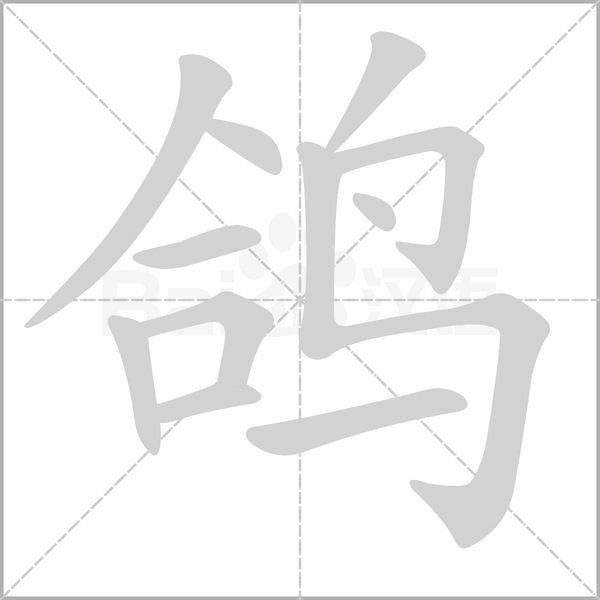 鸽字的拼音、笔顺、意思、组词、成语