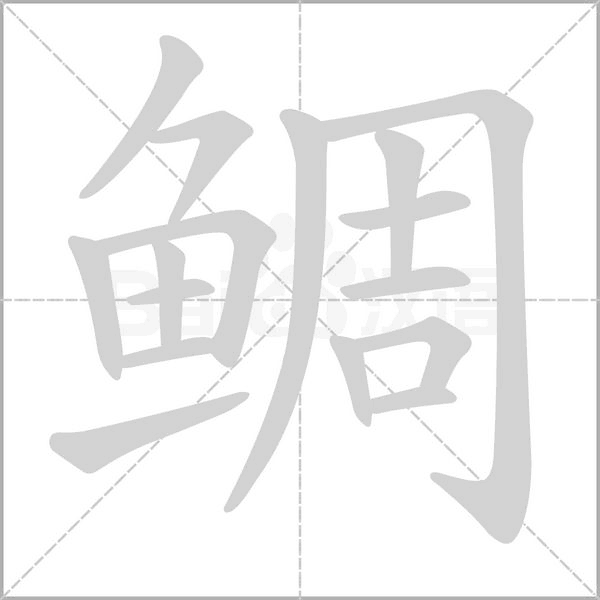 鲷字的拼音、笔顺、意思、组词、成语