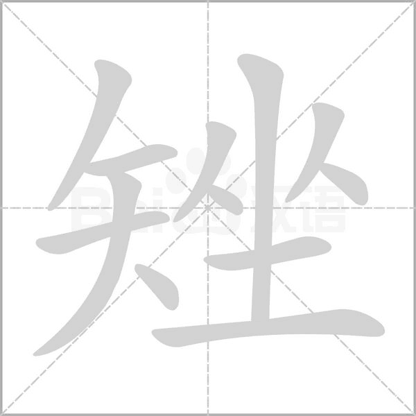 矬字的拼音、笔顺、意思、组词、成语