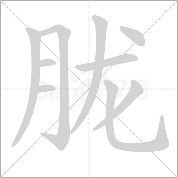 胧字的拼音、笔顺、意思、组词、成语