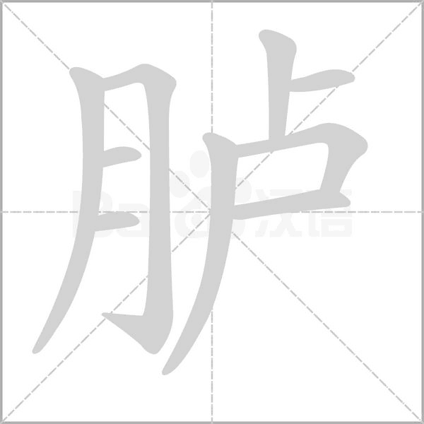 胪字的拼音、笔顺、意思、组词、成语