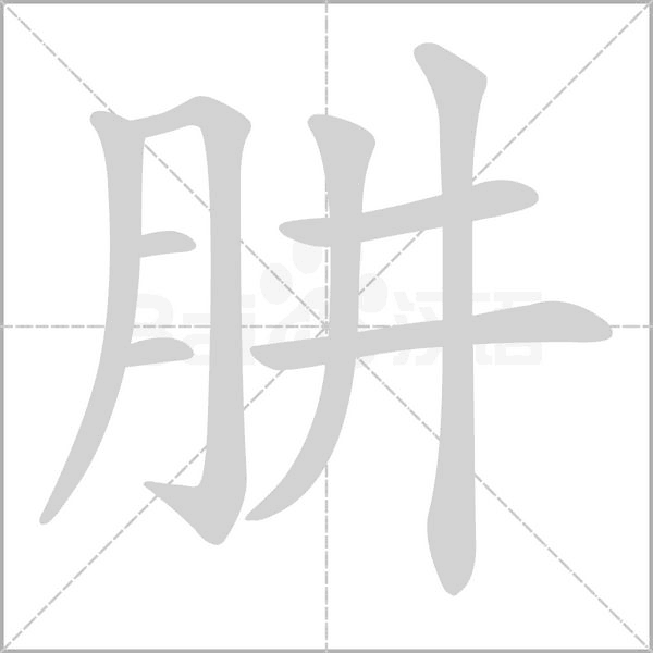 肼字的拼音、笔顺、意思、组词、成语